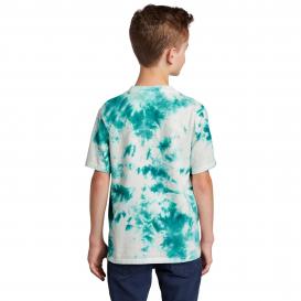 Port & Company PC145Y Youth Crystal Tie-Dye Tee - Teal