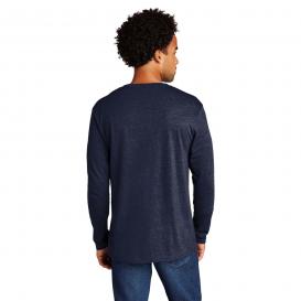Port & Company PC330LS Tri-Blend Long Sleeve Tee - Team Navy Heather