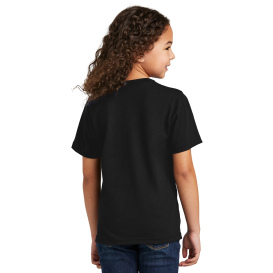 Port & Company PC330Y Youth Tri-Blend Tee - Black