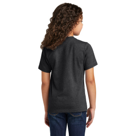 Port & Company PC330Y Youth Tri-Blend Tee - Black Heather