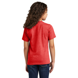 Port & Company PC330Y Youth Tri-Blend Tee - Bright Red Heather