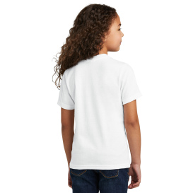 Port & Company PC330Y Youth Tri-Blend Tee - White