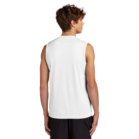 Port & Company PC380SL Performance Sleeveless Tee - White