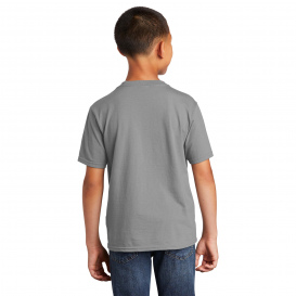 Port & Company PC450Y Youth Fan Favorite Tee - Medium Grey