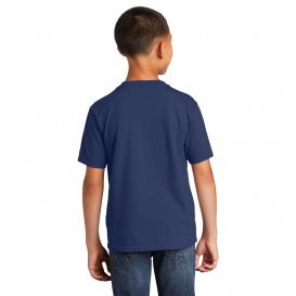 Port & Company PC450Y Youth Fan Favorite Tee - Team Navy