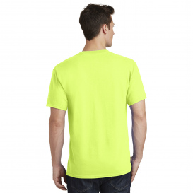 Port & Company PC54T Tall Core Cotton Tee - Neon Yellow