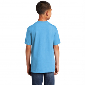 Port & Company PC54YDTG Youth Core Cotton DTG Tee - Aquatic Blue