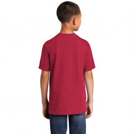 Port & Company PC54YDTG Youth Core Cotton DTG Tee - Red