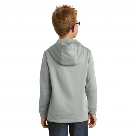 Port & Company PC590YH Youth Performance Fleece Pullover Hooded Sweatshirt - Silver