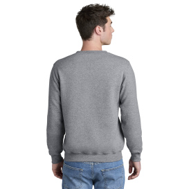 Port & Company PC78PKT Core Fleece Crewneck Pocket Sweatshirt - Athletic Heather