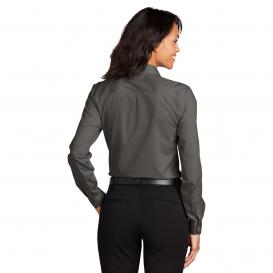 Red House RH79 Ladies Non-Iron Twill Shirt - Grey Steel