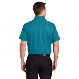 Port Authority S508 Short Sleeve Easy Care Shirt - Teal Green