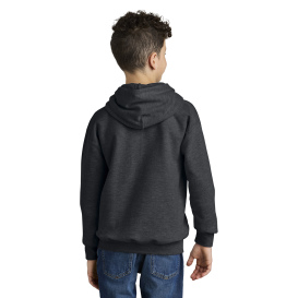 Gildan SF500B Youth Softstyle Midweight Fleece Hoodie - Dark Heather
