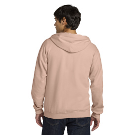 Gildan SF600 Midweight Fleece Full-Zip Hooded Sweatshirt - Dusty Rose