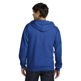 Gildan SF600 Midweight Fleece Full-Zip Hooded Sweatshirt - Royal