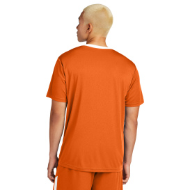 Sport-Tek ST100 Competitor United Crew - Deep Orange/White