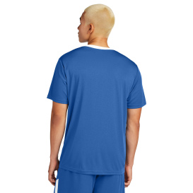 Sport-Tek ST100 Competitor United Crew - True Royal/White