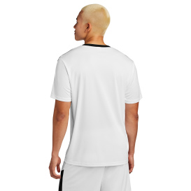 Sport-Tek ST100 Competitor United Crew - White/Black