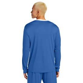 Sport-Tek ST100LS Competitor United Long Sleeve Crew - True Royal/White