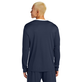 Sport-Tek ST100LS Competitor United Crew - True Navy/White