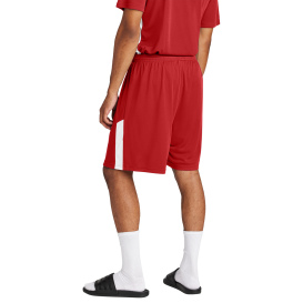 Sport-Tek ST103 Competitor United 7" Shorts - Deep Red/White