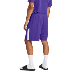 Sport-Tek ST103 Competitor United 7" Shorts - Purple/White