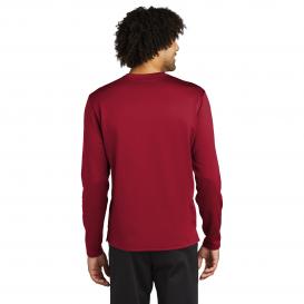 Sport-Tek ST248 Sport-Wick Fleece Pullover Crew - Deep Red