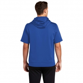 Sport-Tek ST251 Sport-Wick Fleece Short Sleeve Hooded Pullover - True Royal
