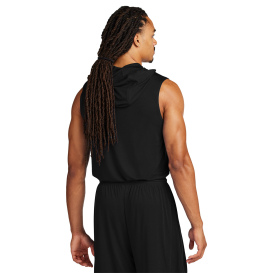 Sport-Tek ST352H Competitor Sleeveless Hoodie - Black