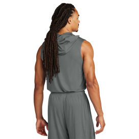 Sport-Tek ST352H Competitor Sleeveless Hoodie - Iron Grey