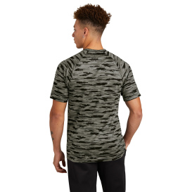 Sport-Tek ST375 Drift Camo Tee - Black