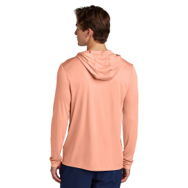 Sport-Tek ST420LSH Posi-UV Pro Long Sleeve Hoodie - Soft Coral