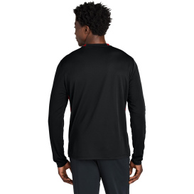 Sport-Tek ST443 Club 1/4-Zip Pullover - Black/Deep Red