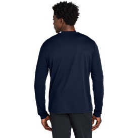 Sport-Tek ST443 Club 1/4-Zip Pullover - True Navy/White