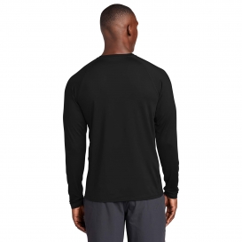 Sport-Tek ST470LS Long Sleeve Rashguard Tee - Black