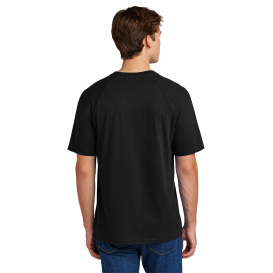 Sport-Tek ST6040 Halftime Raglan Tee - Black