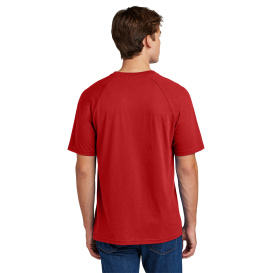 Sport-Tek ST6040 Halftime Raglan Tee - Deep Red