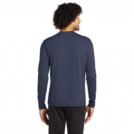 Sport-Tek ST710 Exchange 1.5 Long Sleeve Crew Tee - Dark Denim Heather