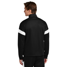 Sport-Tek ST800 Travel Full-Zip Jacket - Black/White