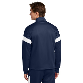 Sport-Tek ST800 Travel Full-Zip Jacket - True Navy/White