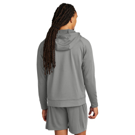 Sport-Tek ST856 Sport-Wick Stretch 1/2-Zip Hoodie - Charcoal Grey