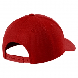 Sport-Tek STC43 Yupoong Curve Bill Snapback Cap - True Red