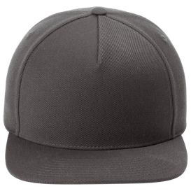 Sport-Tek STC55 Yupoong Premium 5-Panel Snapback Cap - Iron Grey
