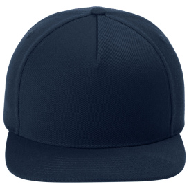 Sport-Tek STC55 Yupoong Premium 5-Panel Snapback Cap - True Navy