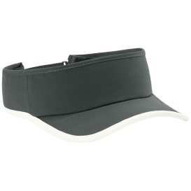 Sport-Tek STC57 Repeat Visor - Iron Gray/White
