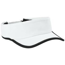 Sport-Tek STC57 Repeat Visor - White/Black
