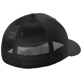Sport-Tek STC60 Stretch-Tek Mesh Back Cap - Black/Black