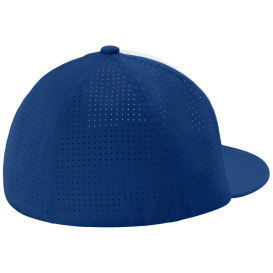 Sport-Tek STC64 Pro-Cut Stretch-Tek Cap - White/True Royal/True Royal