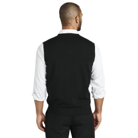 Port Authority SW2860 Easy Care Sweater Vest - Deep Black