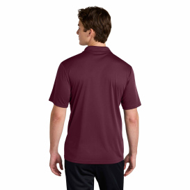 Sport-Tek ST104 Competitor United Polo - Maroon/White